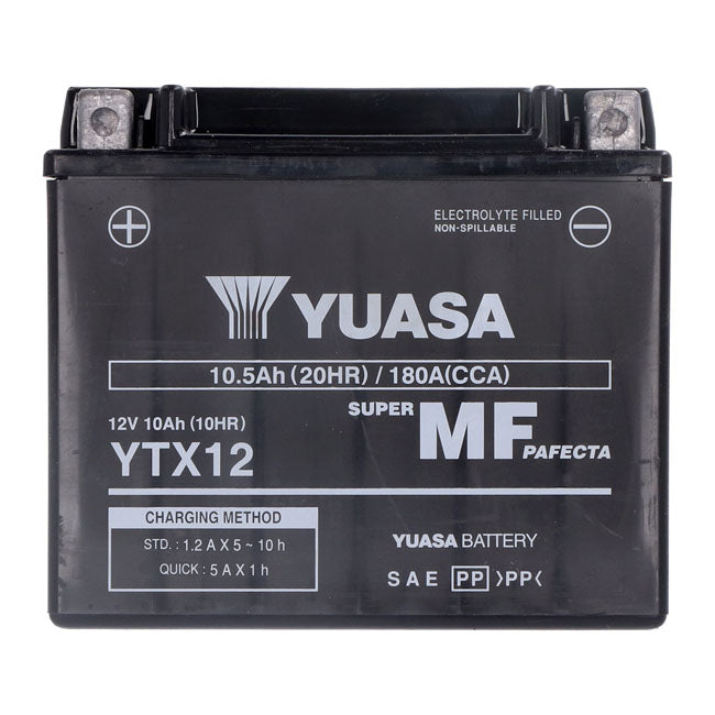Yuasa, High performance AGM battery, YTX12-WC Batteries Yuasa