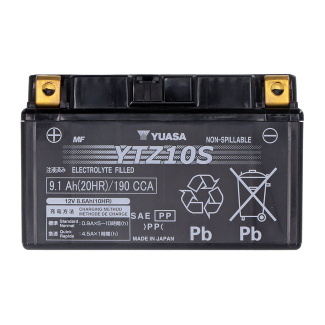 Yuasa, High performance AGM battery, YTZ10S Batteries Yuasa