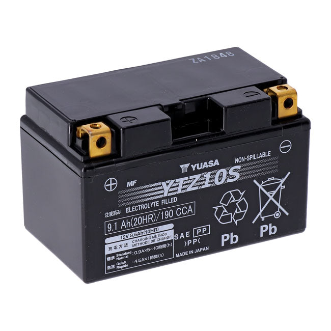 Yuasa, High performance AGM battery, YTZ10S Batteries Yuasa