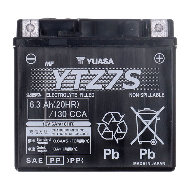 Yuasa, High performance AGM battery, YTZ7S Batteries Yuasa