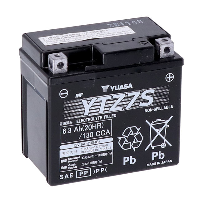 Yuasa, High performance AGM battery, YTZ7S Batteries Yuasa