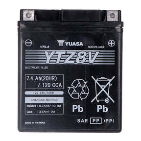 Yuasa, High performance AGM battery, YTZ8V Batteries Yuasa