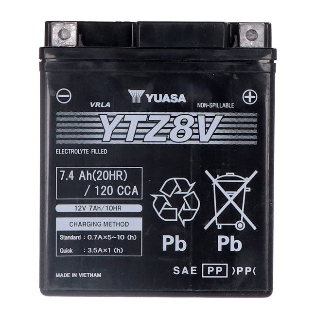 Yuasa, High performance AGM battery, YTZ8V Batteries Yuasa