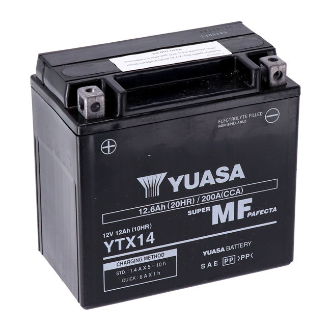 Yuasa, AGM battery, YTX14-WC Batteries Yuasa