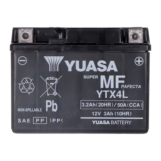 Yuasa, AGM battery, YTX4L-WC Batteries Yuasa