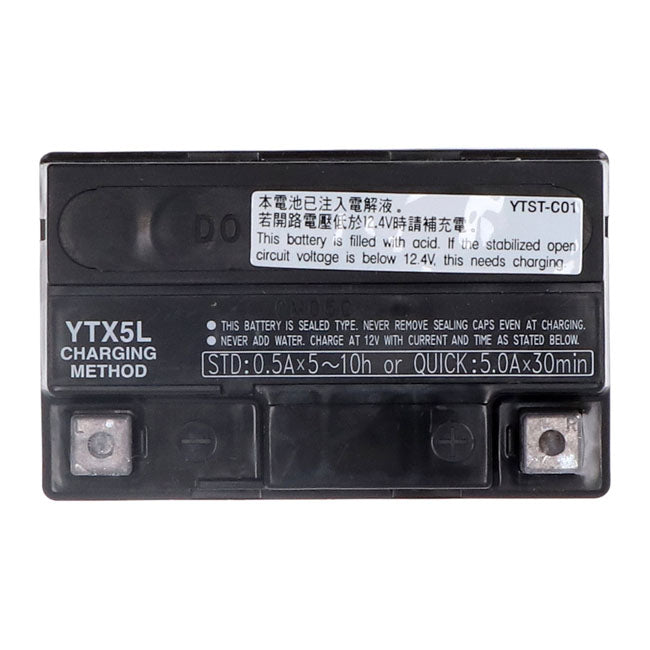 Yuasa, AGM battery, YTX5L-WC Batteries Yuasa