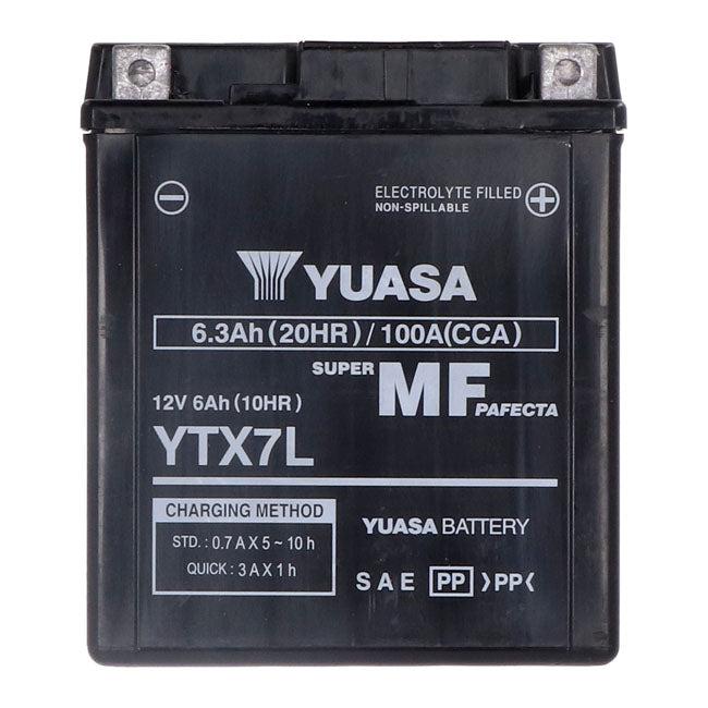 Yuasa, AGM battery, YTX7L-WC Batteries Yuasa