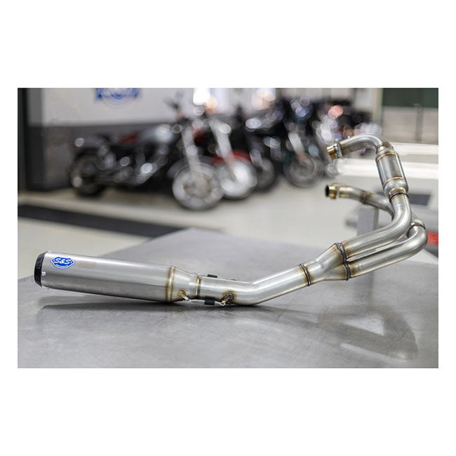 S&S, Race 2:1 Low exhaust system. Stainless Full Exhaust System S&S Cycle