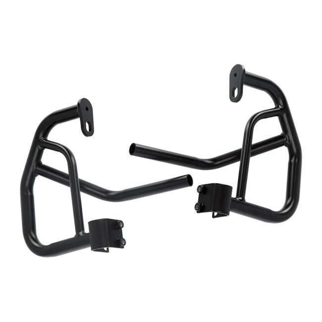 Highway Hawk, 38mm ''Fat Bar'' Engine Guard. Black Engine Guards Highway Hawk
