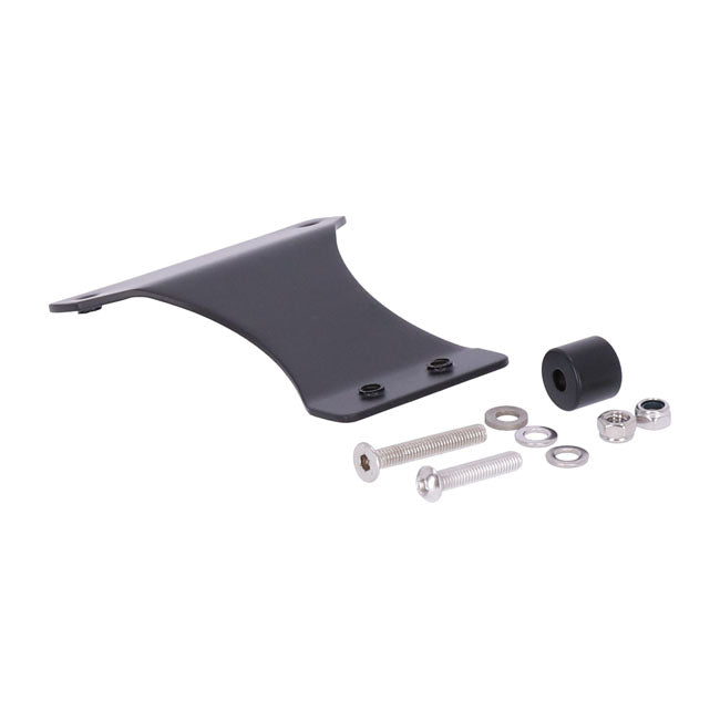 Highway Hawk, Solo Rack Tubular. Gloss Black Luggage Racks Highway Hawk