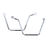 Highway Hawk, Saddlebag Support Kit. Chrome Saddlebags Support Kits Highway Hawk