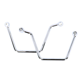 Highway Hawk, Saddlebag Support Kit. Chrome Saddlebags Support Kits Highway Hawk