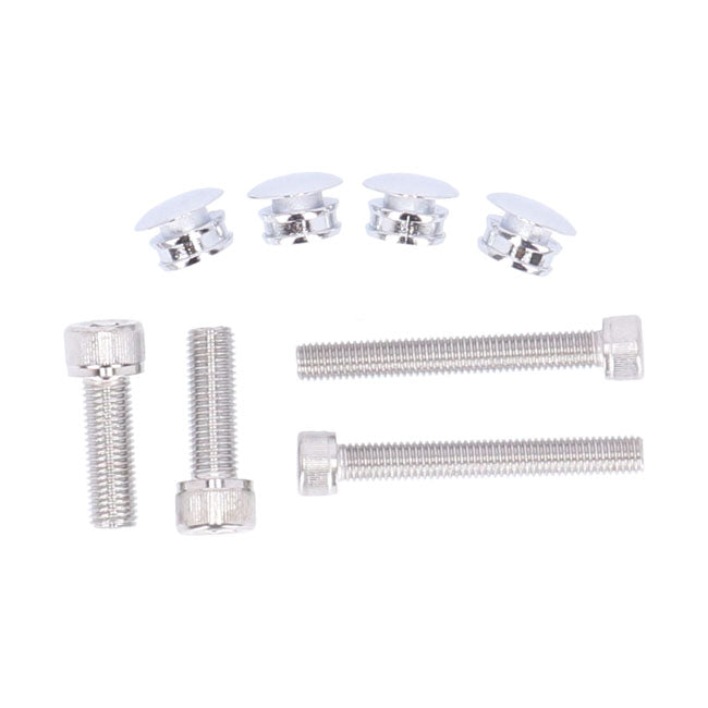 Highway Hawk, Saddlebag Support Kit. Chrome