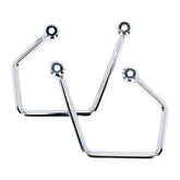 Highway Hawk, Saddlebag Support Kit. Chrome Saddlebags Support Kits Highway Hawk