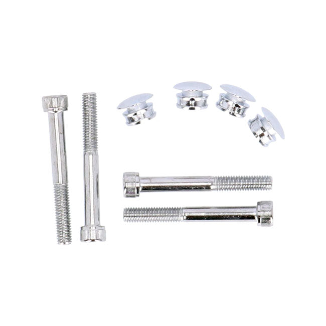 Highway Hawk, Saddlebag Support Kit. Chrome Saddlebags Support Kits Highway Hawk