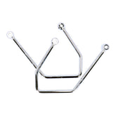 Highway Hawk, Saddlebag Support Kit. Chrome Saddlebags Support Kits Highway Hawk