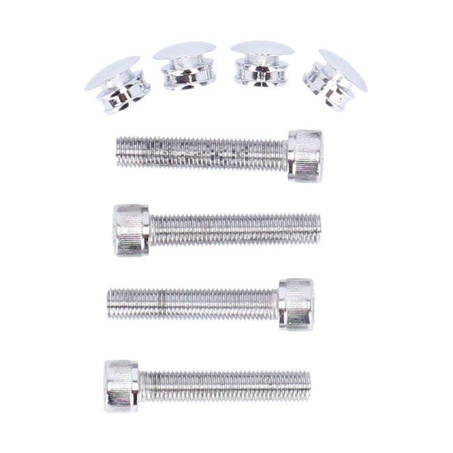Highway Hawk, Saddlebag Support Kit. Chrome Saddlebags Support Kits Highway Hawk