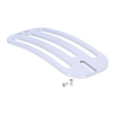 Highway Hawk, Solo Rack Billet. Chrome Luggage Racks Highway Hawk