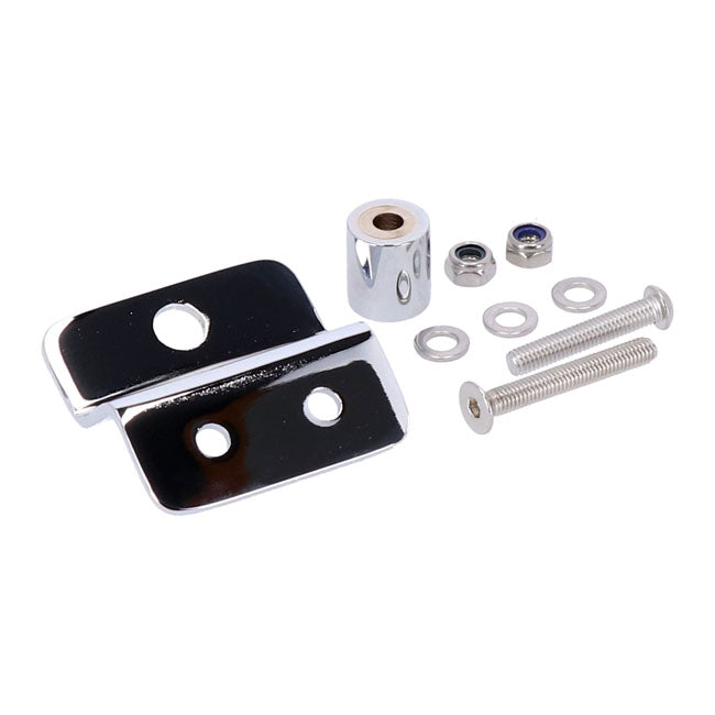 Highway Hawk, Solo Rack Billet. Chrome Luggage Racks Highway Hawk