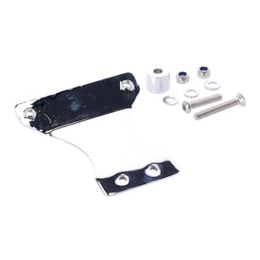 Highway Hawk, Solo Rack Billet. Chrome Luggage Racks Highway Hawk
