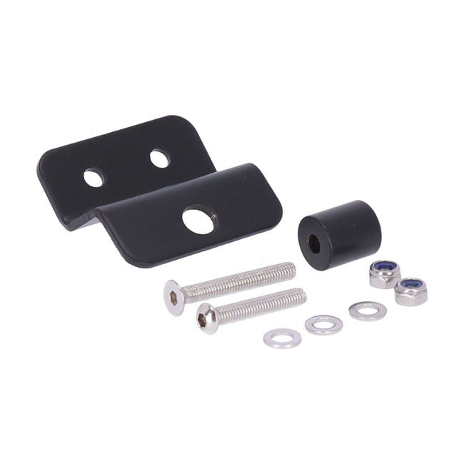 Highway Hawk, Solo Rack Billet. Matte Black Luggage Racks Highway Hawk