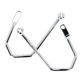 Highway Hawk, Saddlebag Support Kit. Chrome Saddlebags Support Kits Highway Hawk