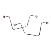 Highway Hawk, Saddlebag Support Kit. Chrome Saddlebags Support Kits Highway Hawk