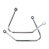 Highway Hawk, Saddlebag Support Kit. Chrome Saddlebags Support Kits Highway Hawk