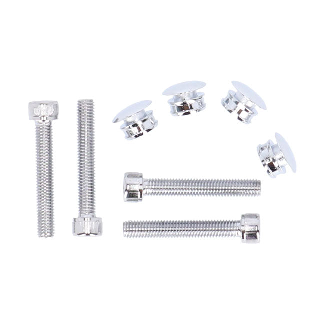 Highway Hawk, Saddlebag Support Kit. Chrome Saddlebags Support Kits Highway Hawk