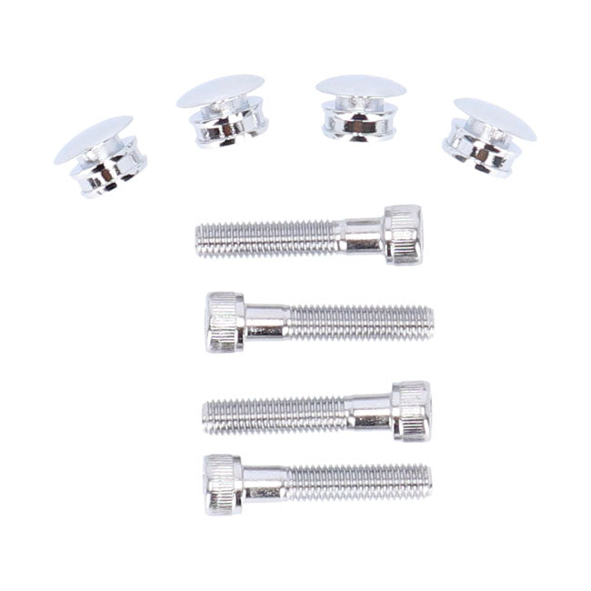 Highway Hawk, Saddlebag Support Kit. Chrome Saddlebags Support Kits Highway Hawk