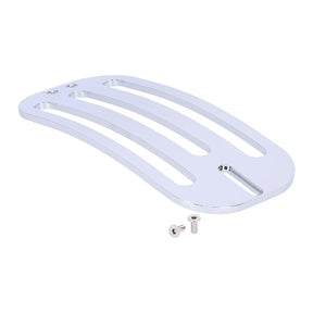 Highway Hawk, Solo Rack Billet. Chrome Luggage Racks Highway Hawk