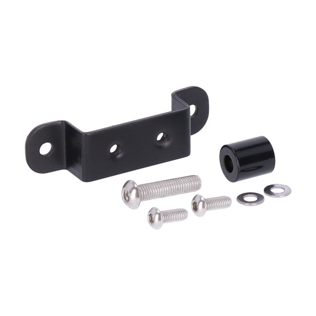 Highway Hawk, Solo Rack Billet. Gloss Black Luggage Racks Highway Hawk