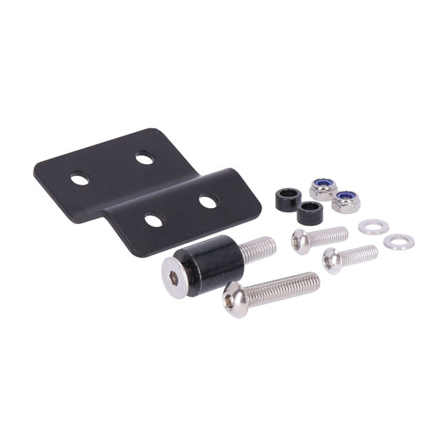 Highway Hawk, Solo Rack Tubular. Gloss Black Luggage Racks Highway Hawk