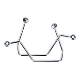Highway Hawk, Saddlebag Support Kit. Chrome Saddlebags Support Kits Highway Hawk