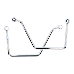 Highway Hawk, Saddlebag Support Kit. Chrome Saddlebags Support Kits Highway Hawk