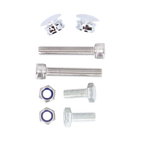 Highway Hawk, Saddlebag Support Kit. Chrome Saddlebags Support Kits Highway Hawk