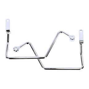 Highway Hawk, Saddlebag Support Kit. Chrome Saddlebags Support Kits Highway Hawk