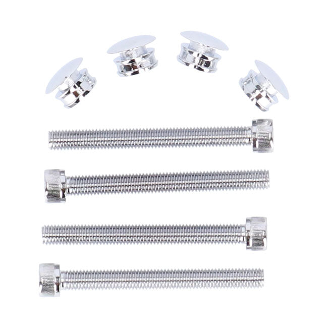 Highway Hawk, Saddlebag Support Kit. Chrome