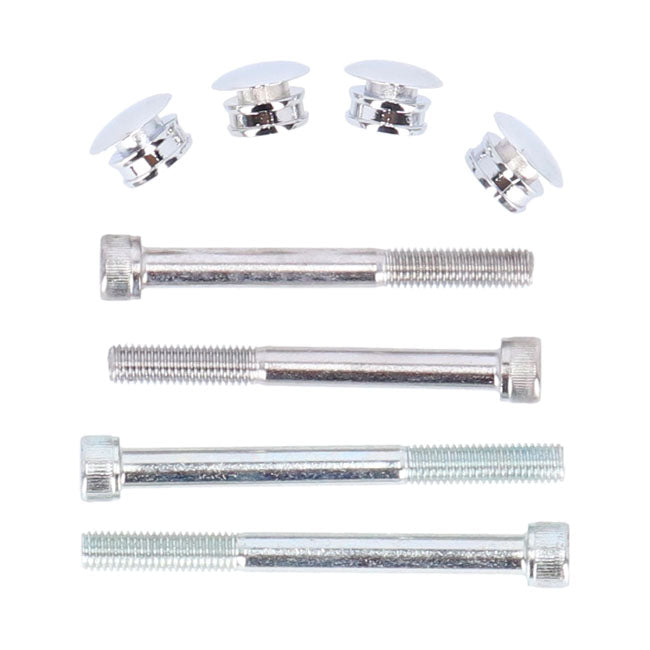 Highway Hawk, Saddlebag Support Kit. Chrome Saddlebags Support Kits Highway Hawk