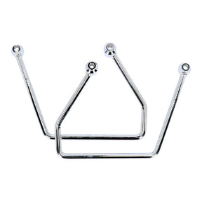 Highway Hawk, Saddlebag Support Kit. Chrome Saddlebags Support Kits Highway Hawk