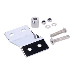 Highway Hawk, Solo Rack Billet. Chrome Luggage Racks Highway Hawk