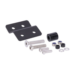 Highway Hawk, Solo Rack Billet. Gloss Black Luggage Racks Highway Hawk