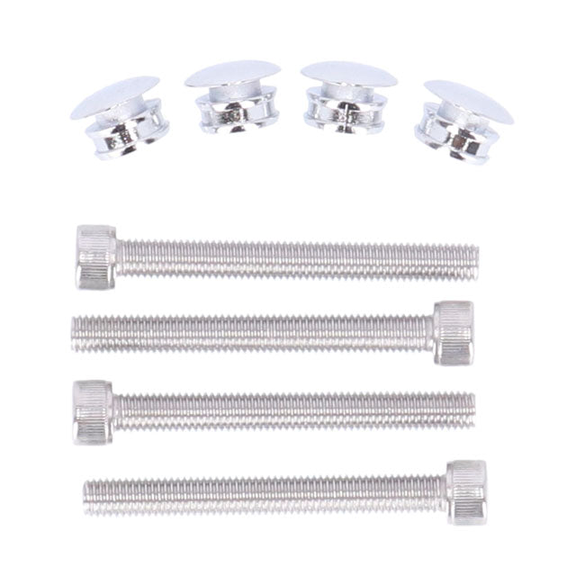 Highway Hawk, Saddlebag Support Kit. Chrome Saddlebags Support Kits Highway Hawk