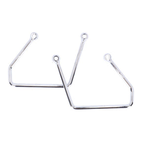 Highway Hawk, Saddlebag Support Kit. Chrome Saddlebags Support Kits Highway Hawk