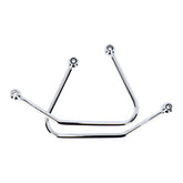 Highway Hawk, Saddlebag Support Kit. Chrome Saddlebags Support Kits Highway Hawk