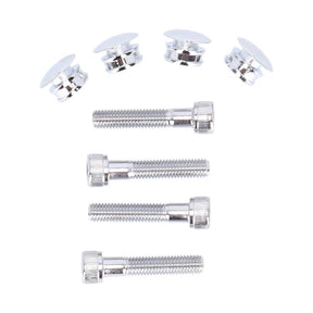 Highway Hawk, Saddlebag Support Kit. Chrome Saddlebags Support Kits Highway Hawk