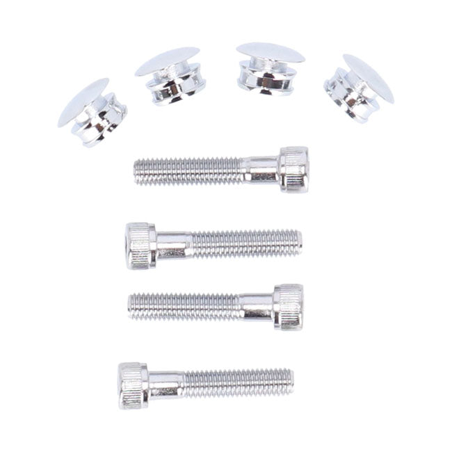 Highway Hawk, Saddlebag Support Kit. Chrome Saddlebags Support Kits Highway Hawk