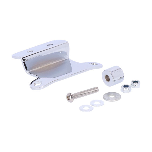 Highway Hawk, Solo Rack Billet. Chrome Luggage Racks Highway Hawk