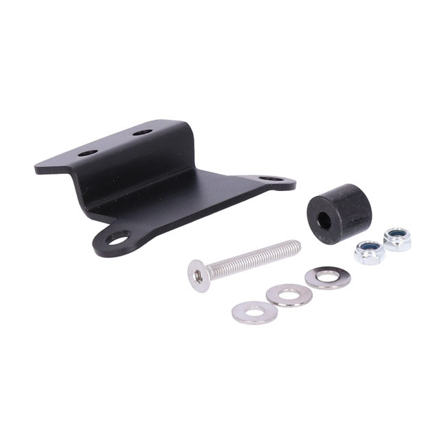Highway Hawk, Solo Rack Billet. Gloss Black Luggage Racks Highway Hawk
