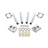 JIMS, M8 low profile tappet and pushrod cover kit. Chrome Tappet Block Covers Jims